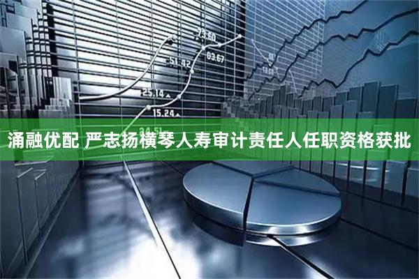 涌融优配 严志扬横琴人寿审计责任人任职资格获批