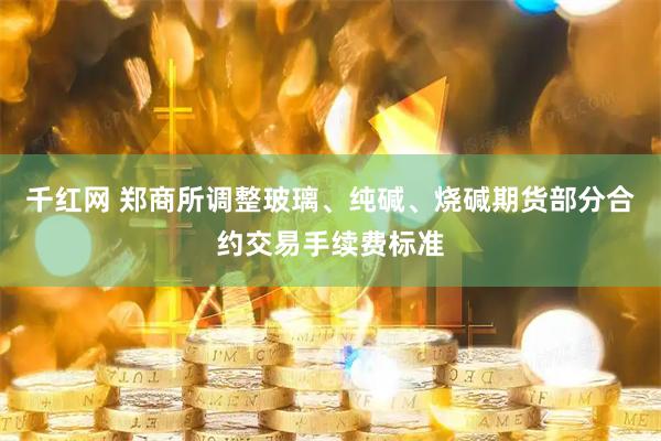 千红网 郑商所调整玻璃、纯碱、烧碱期货部分合约交易手续费标准