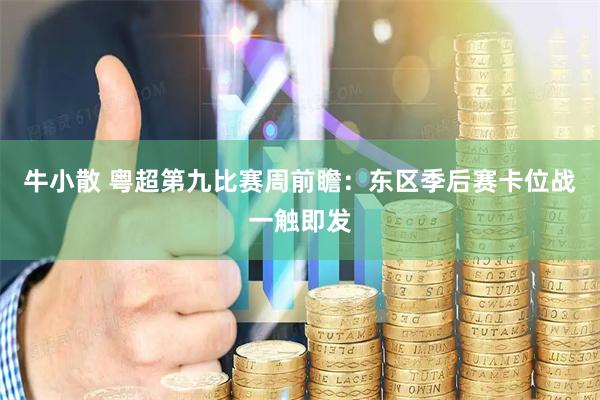 牛小散 粤超第九比赛周前瞻：东区季后赛卡位战一触即发